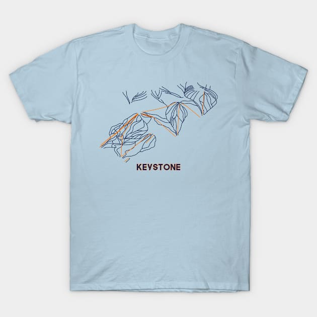 Keystone Trail Map T-Shirt by ChasingGnarnia